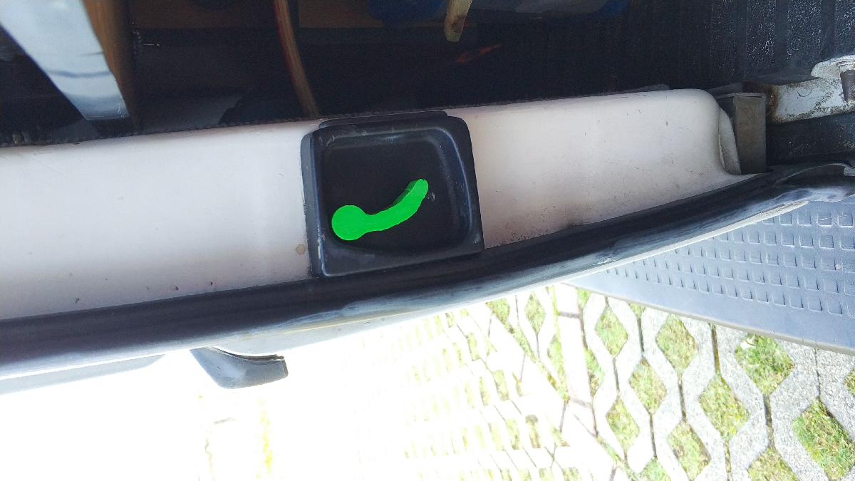 macaneta da porta traseira esquerda do vw t4 transporter.