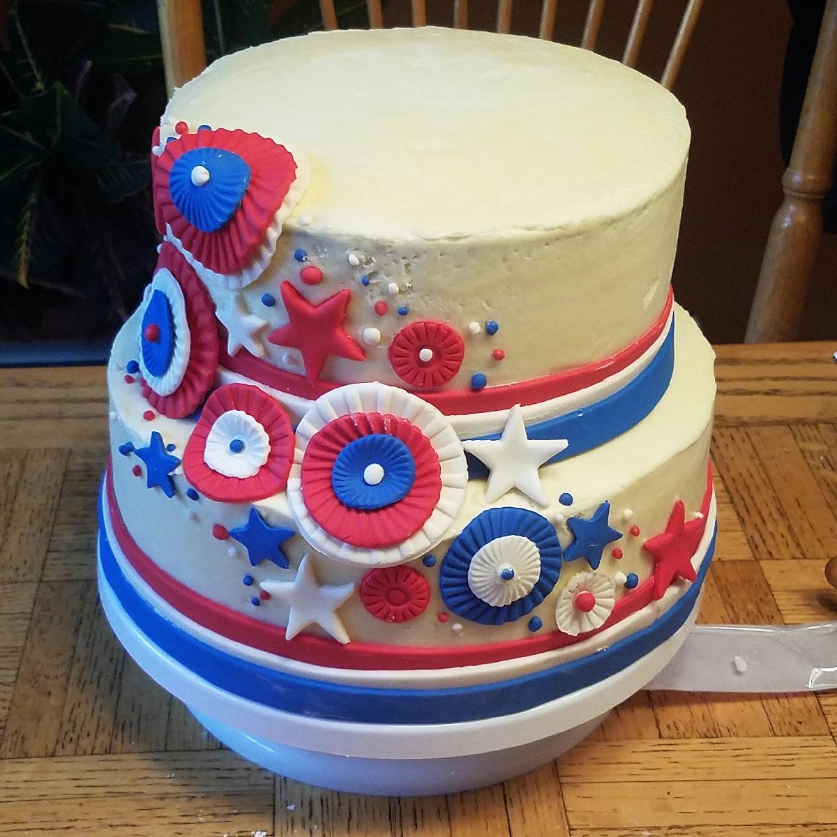 Selos de Fondant de Bandeira Patriotica
