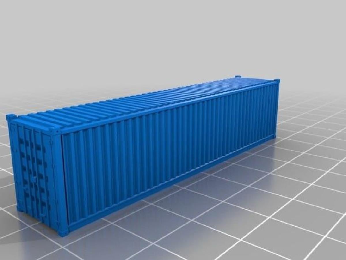 container padrao de 40 na escala 1:160