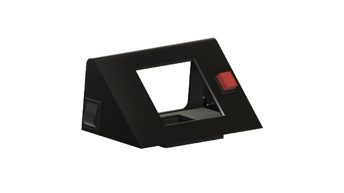 LCD de suporte Alfawise U20 com interruptores liga/desliga e fita LED