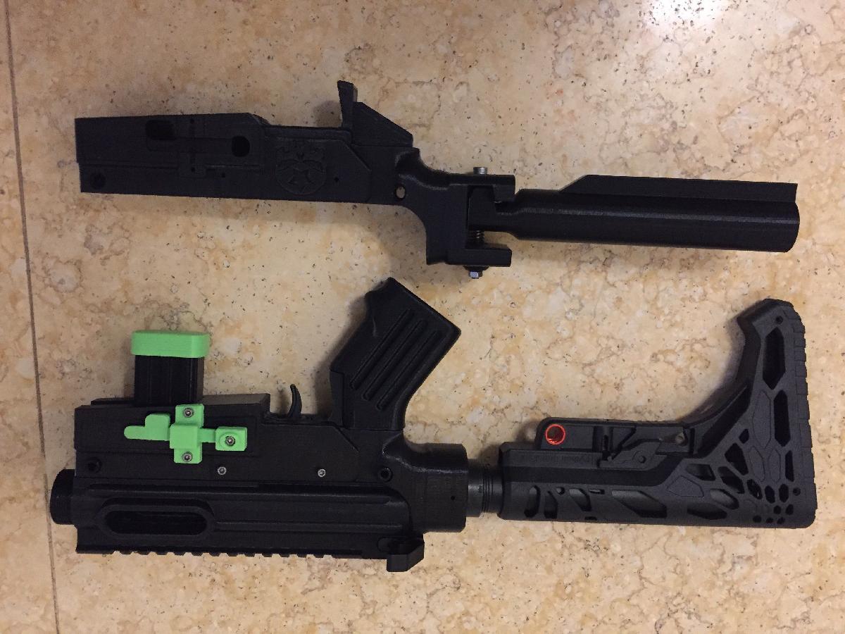 Baixo Minimalista AR 15 (PROP / REPLICA) (PARTE 4)