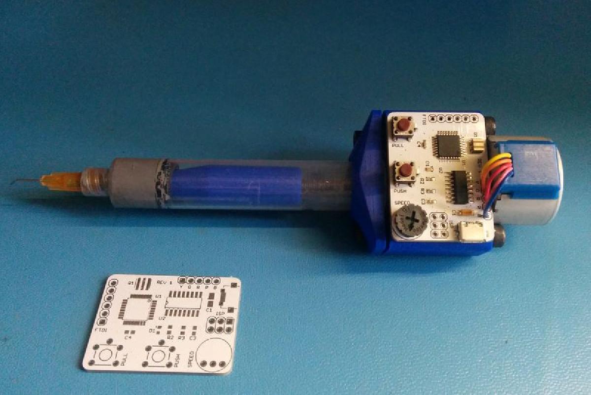 Arduino Motorizado SMT Dispensador de Pasta de Solda