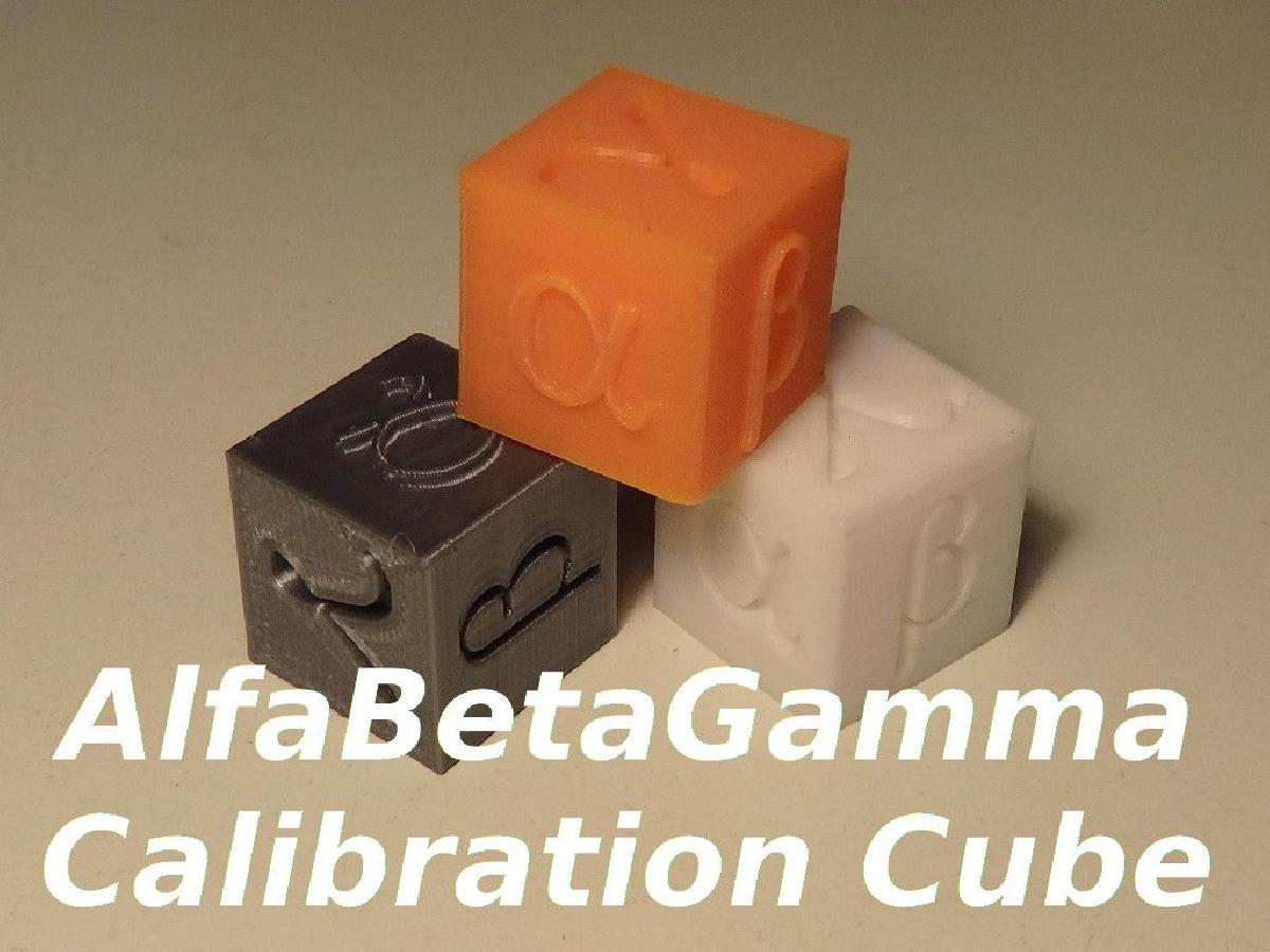 Cubo de Calibracao AlfaBetaGamma 20mm