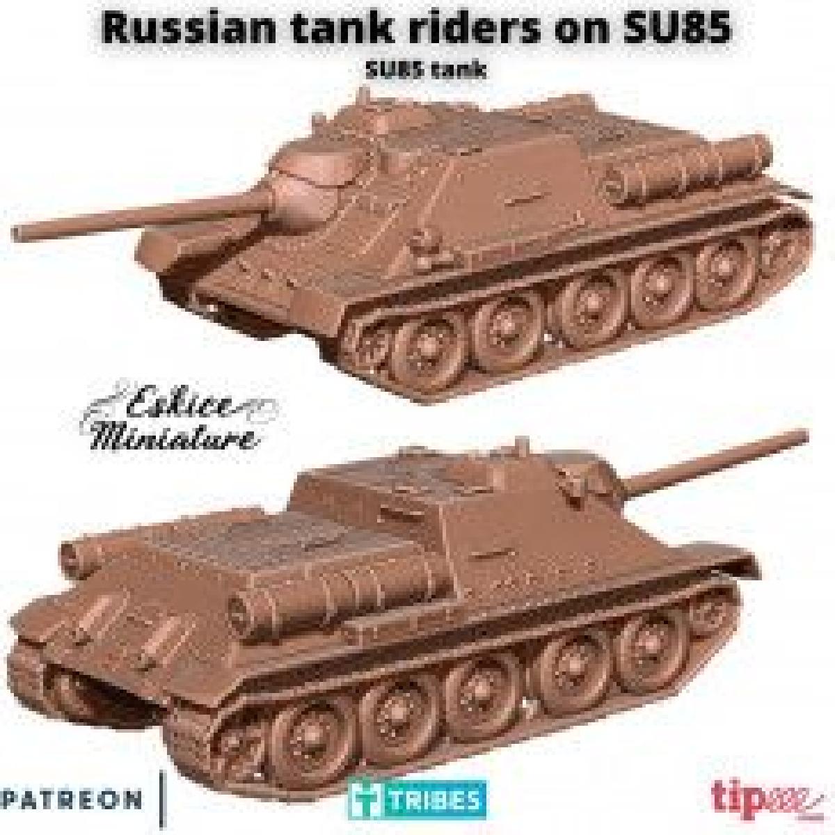 Tanque SU85   28mm