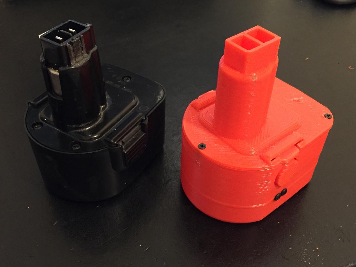 carcaca da bateria Black and Decker A9252