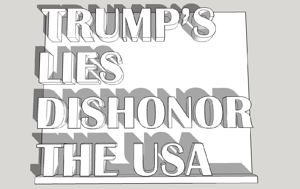 As mentiras de Trump desonram os EUA
