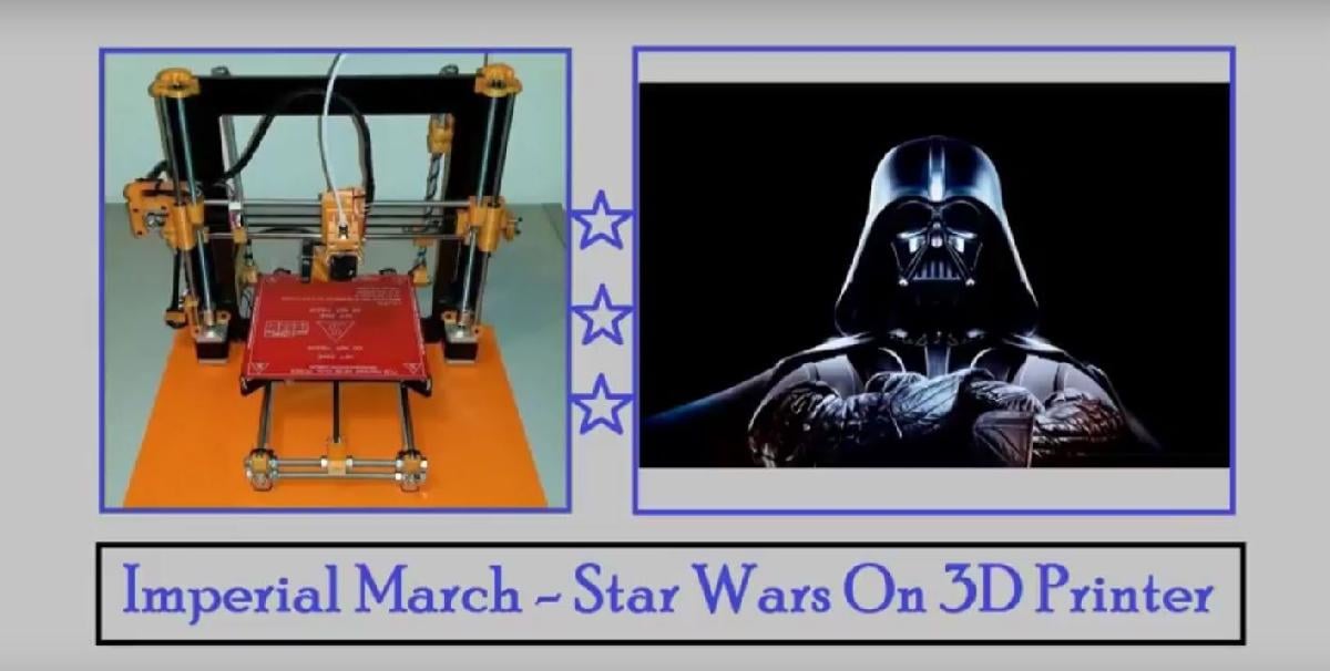 Musica da Impressora 3D da Marcha Imperial de Star Wars