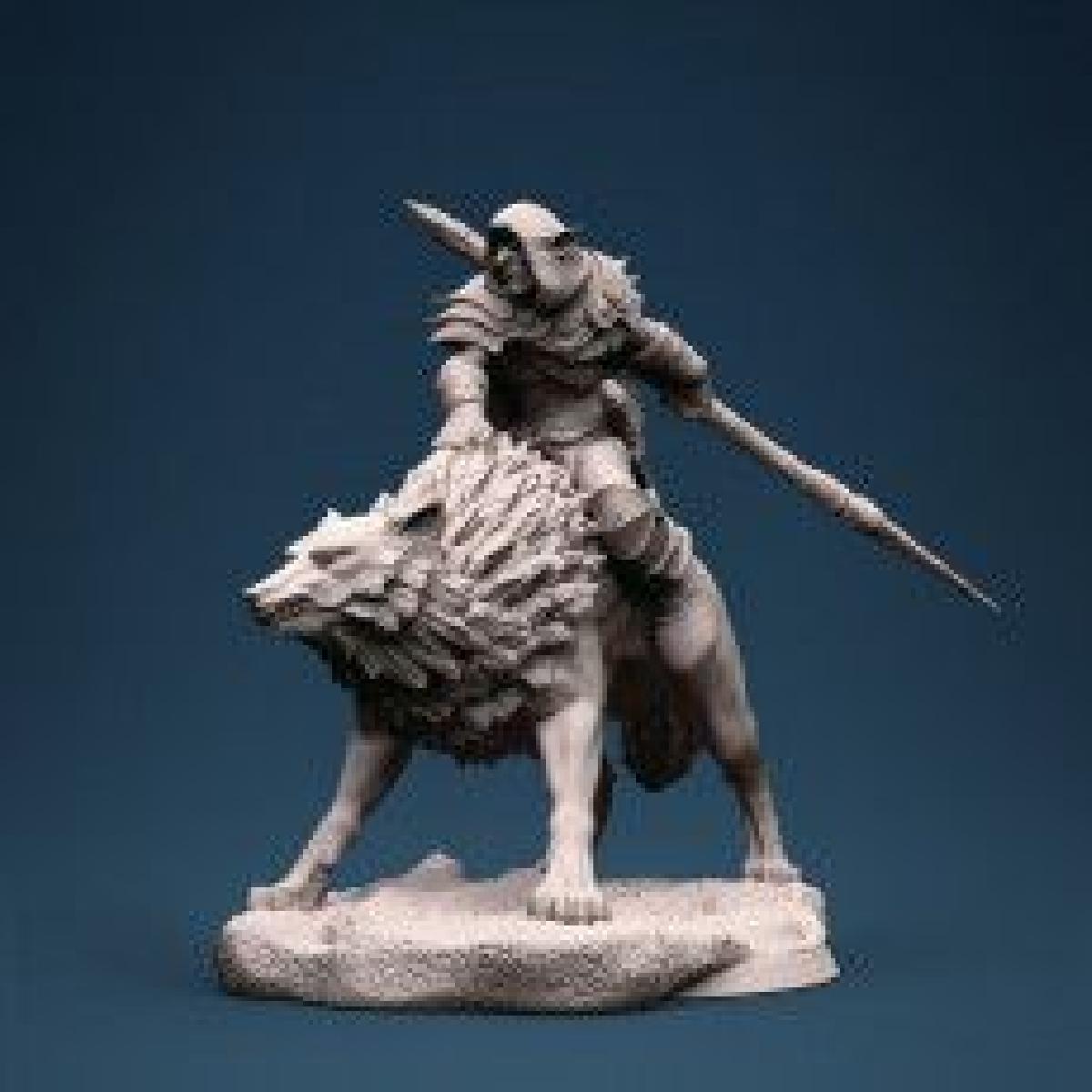 Chefe goblin em lobo