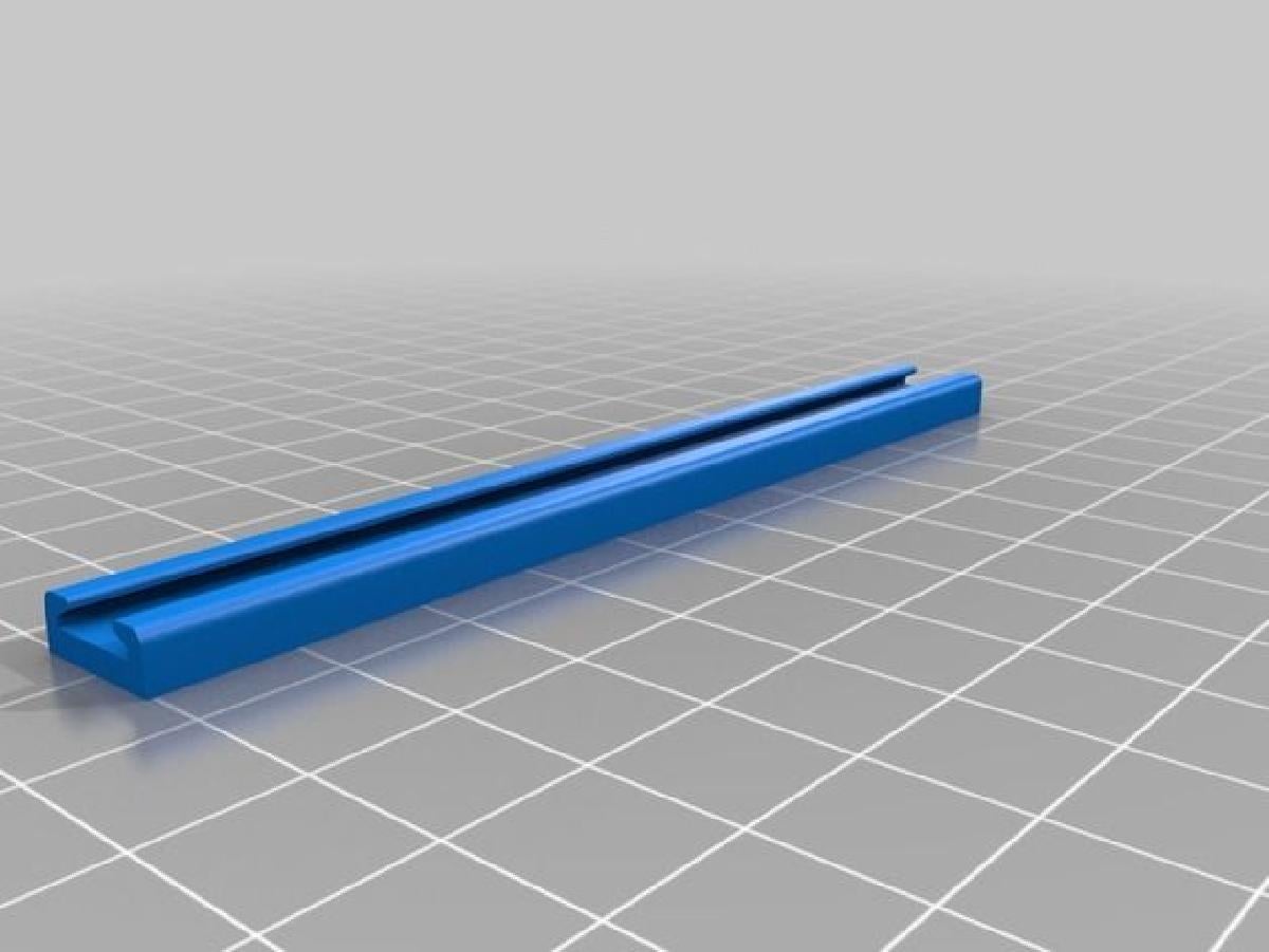 Clipe de 100mm para fitas LED de 8mm