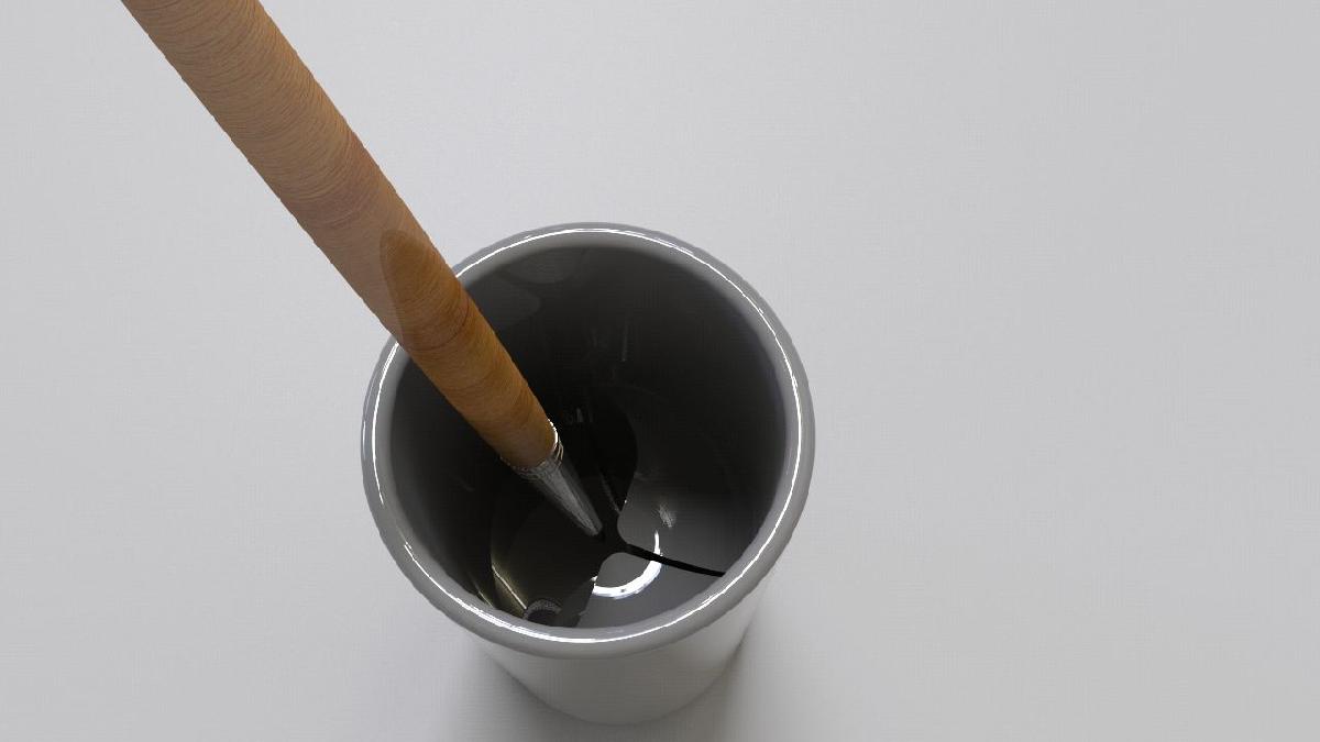 Removedor de tinta para pinceis