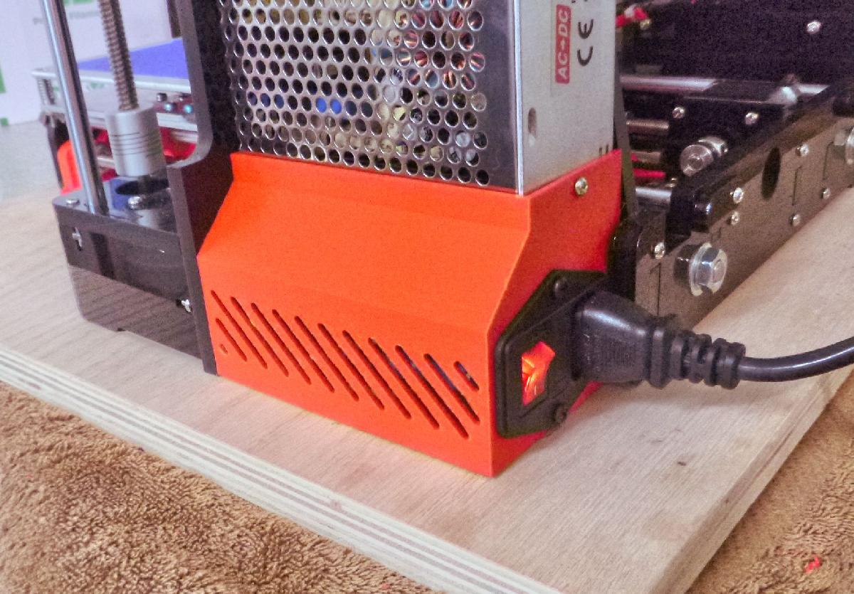 Capa de Energia Anet A6 com Interruptor e Receptaculo (para fonte de alimentacao original A6)
