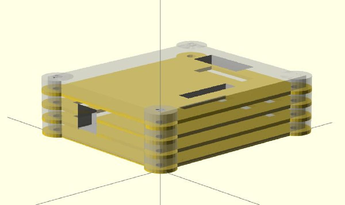 Gabinete do Bus Pirate V2