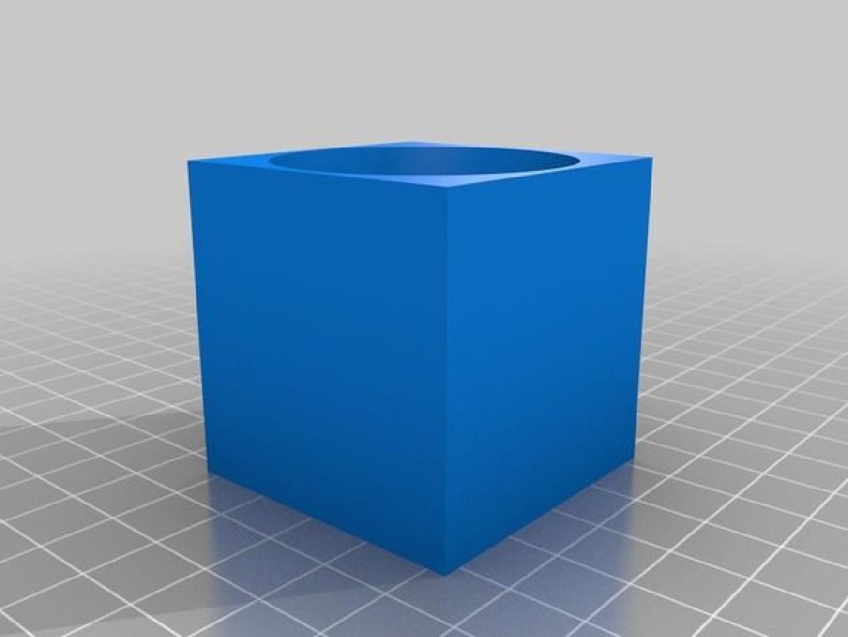 Suporte Cubo Purista de Cabeca para Baixo para Frasco de Desodorante Roll On