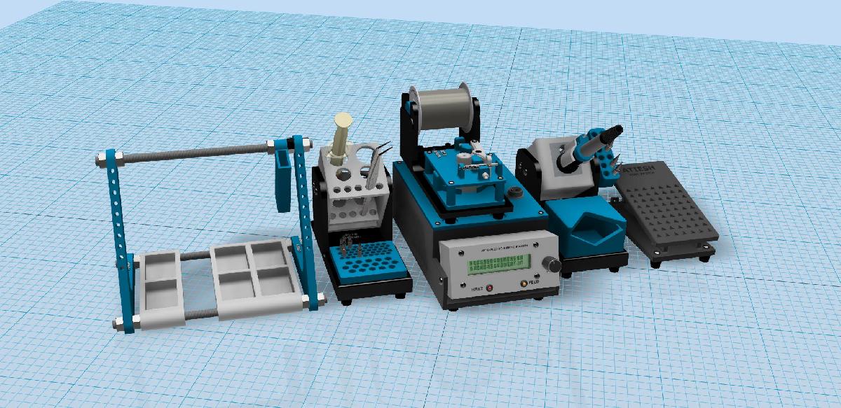 Estacao de Soldagem com Alimentacao Automatica