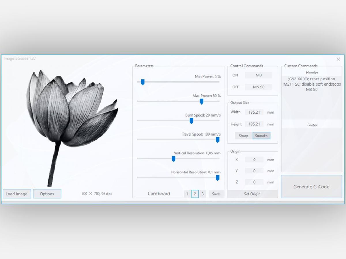 Conversor de Imagem para Gcode v1.3.1
