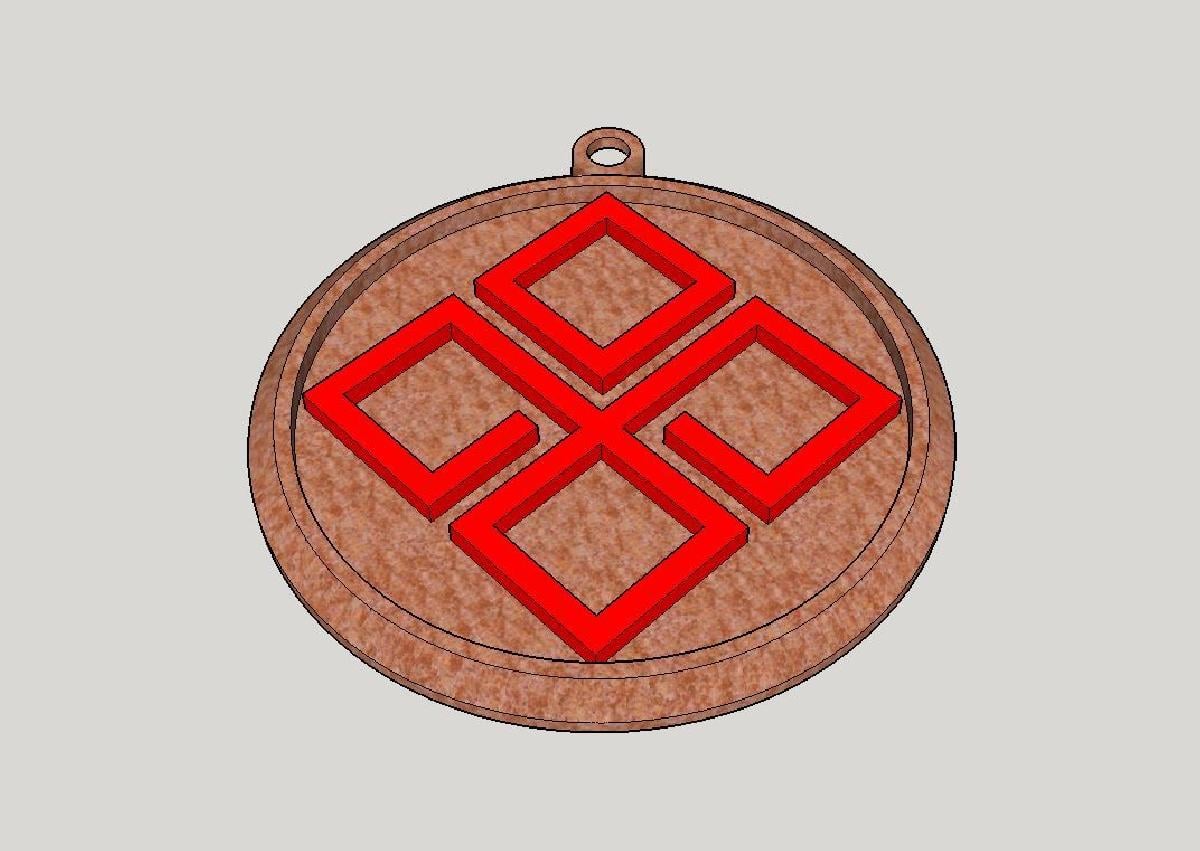 Amuleto da Divindade Eslava DajbogDažbog (ДаjбогДажбог)