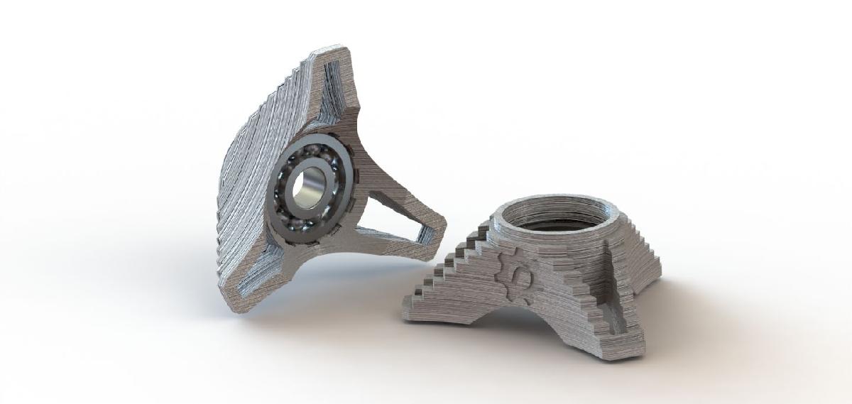 suporte de carretel universal para furos de 24 a 56mm