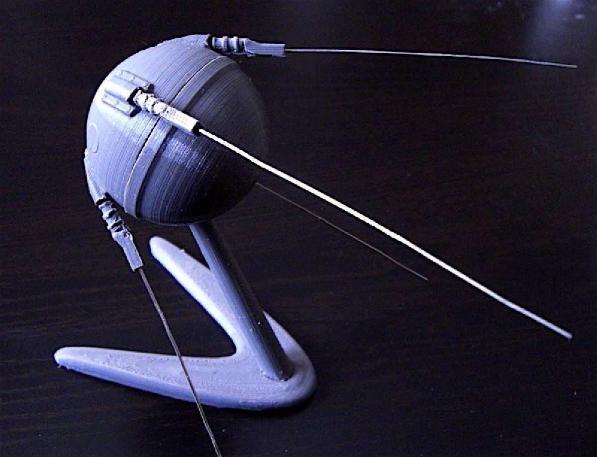 Sputnik em um Suporte