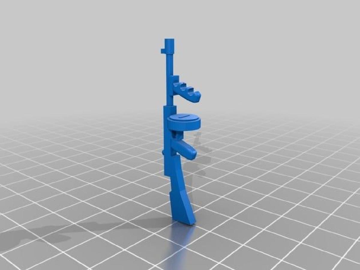 Thompson SMG para figuras do GI Joe