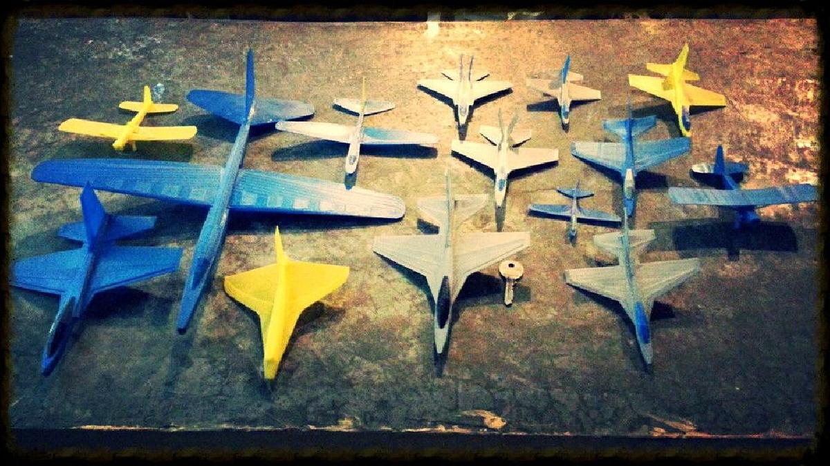 Instrucoes para planador impresso em 3D