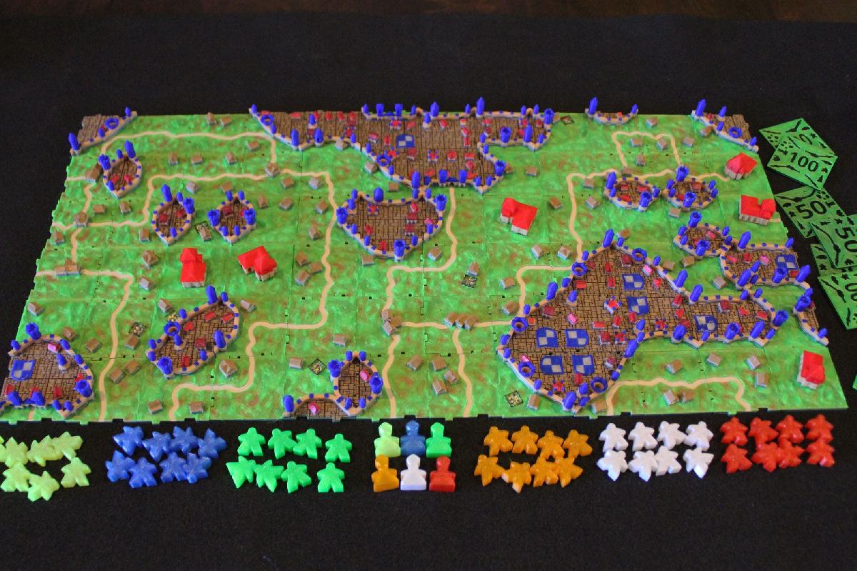 Rifraf 3D Carcassonne Jogo base