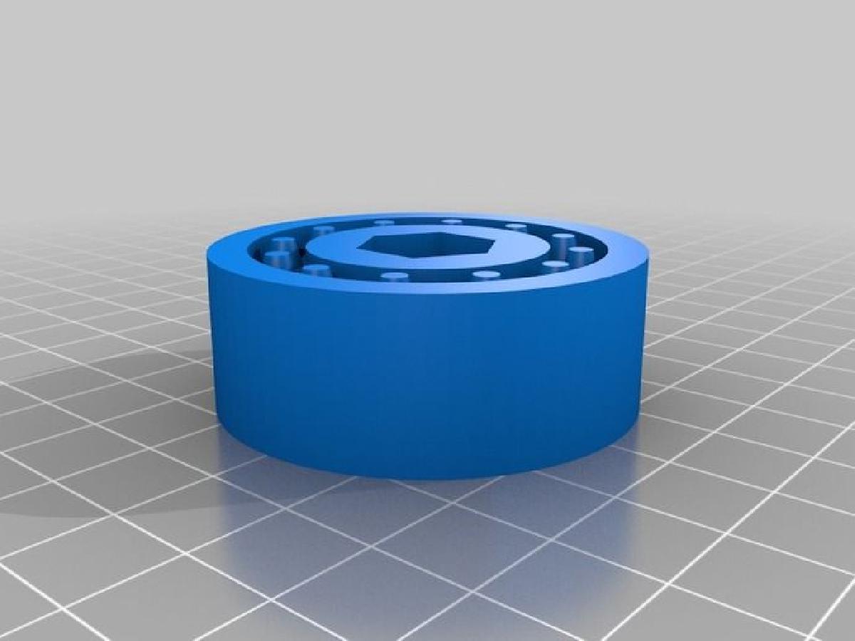 Roda com Rolamentos Cilindricos