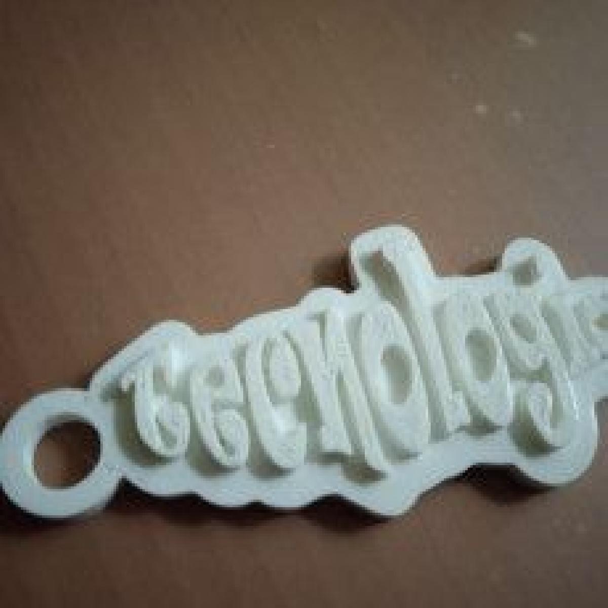 Chaveiro com contorno