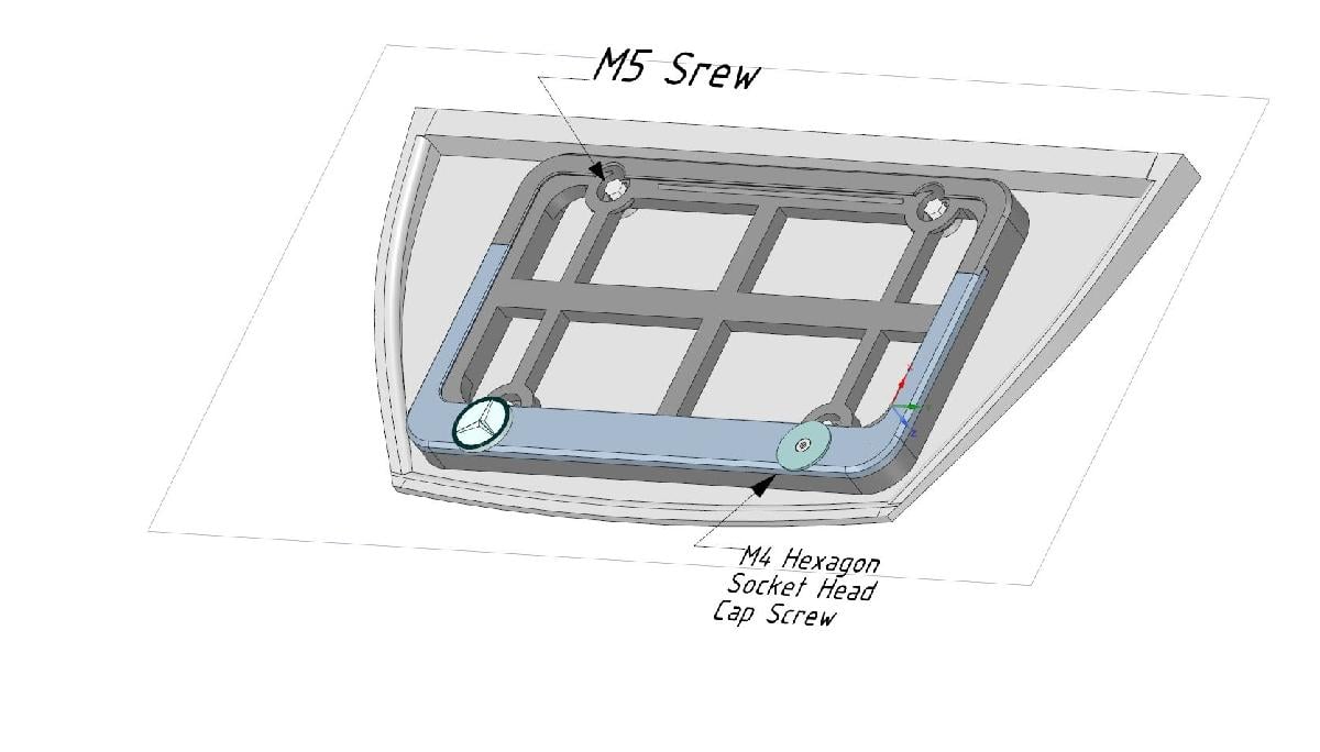 Suporte para placa de licenca