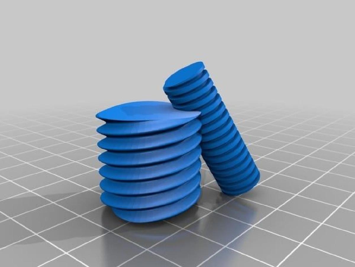 OpenSCAD revolve: modulo poderoso e rapido para parafusos e mais