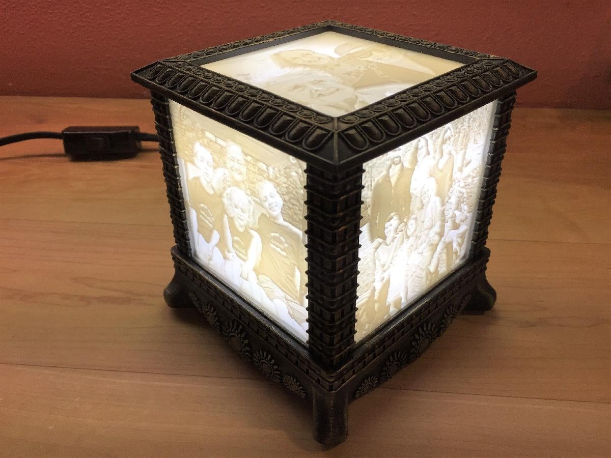 Luz de Litofania Gotica