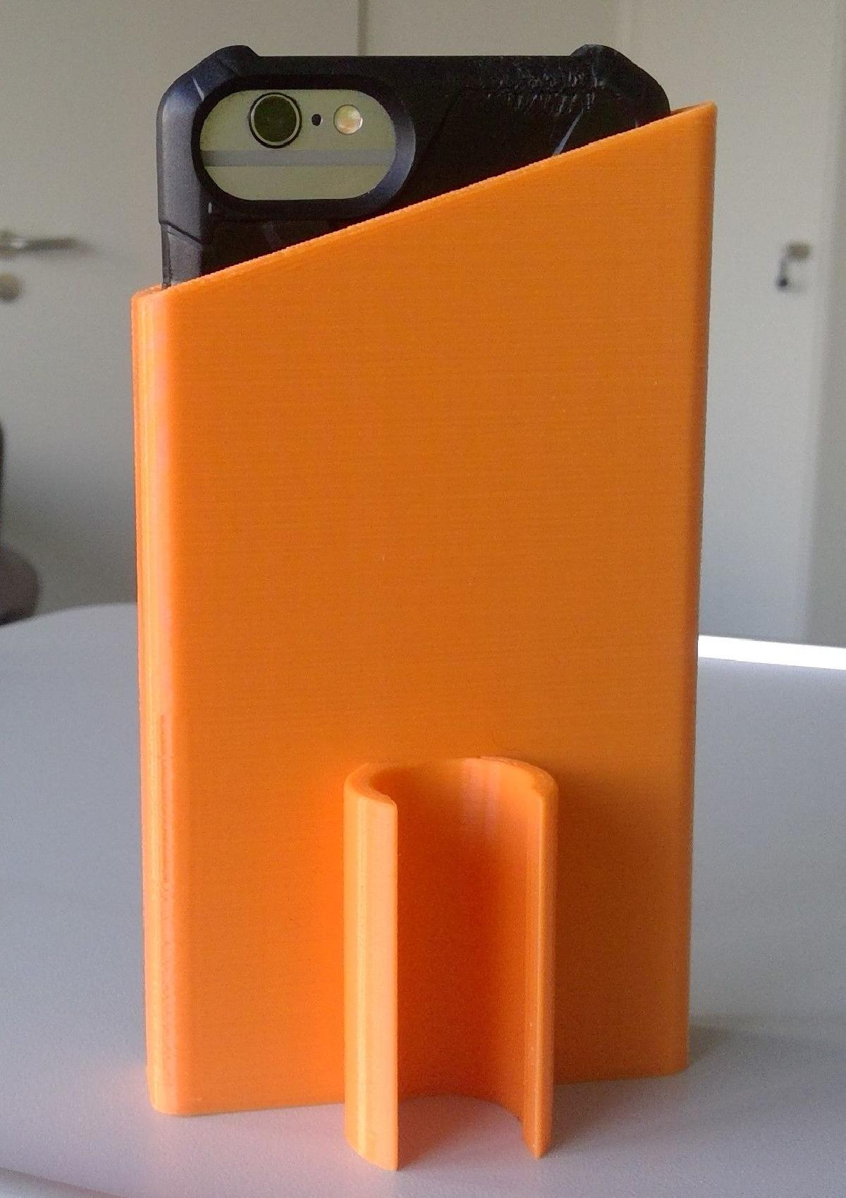 Suporte para muletas Iphone 6s (Ø20,7mm) com capa (UAG) / Suporte para muletas Iphone