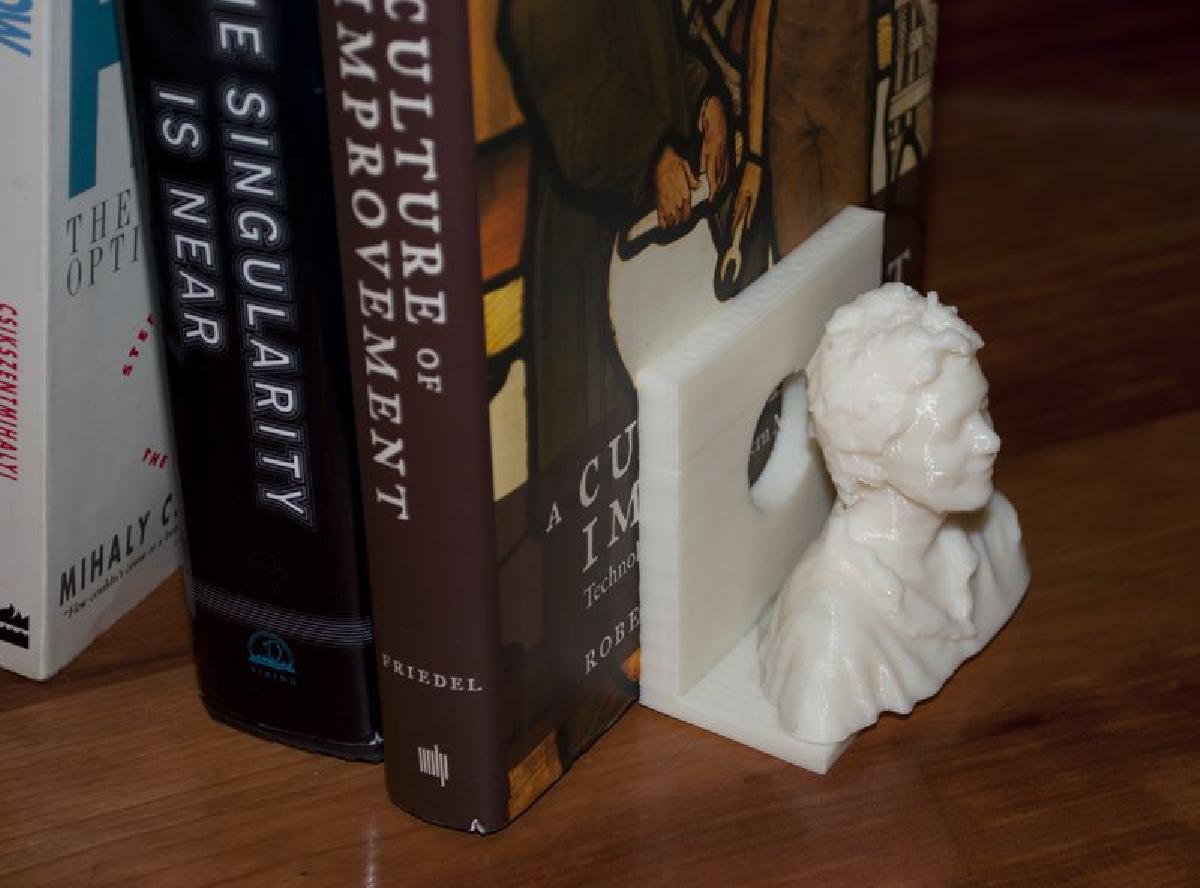 Bookends para Makerbot Busts.