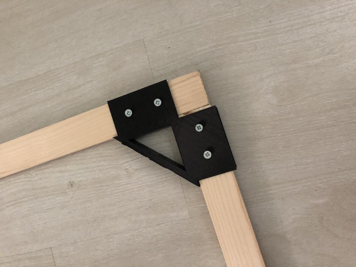 Rede Mosquiteira 3D DIY (Cantos/Suportes em L)