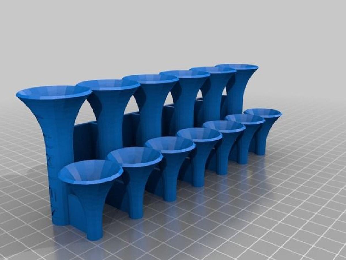 Suporte para chave de fenda (pegboard ou montado na parede)