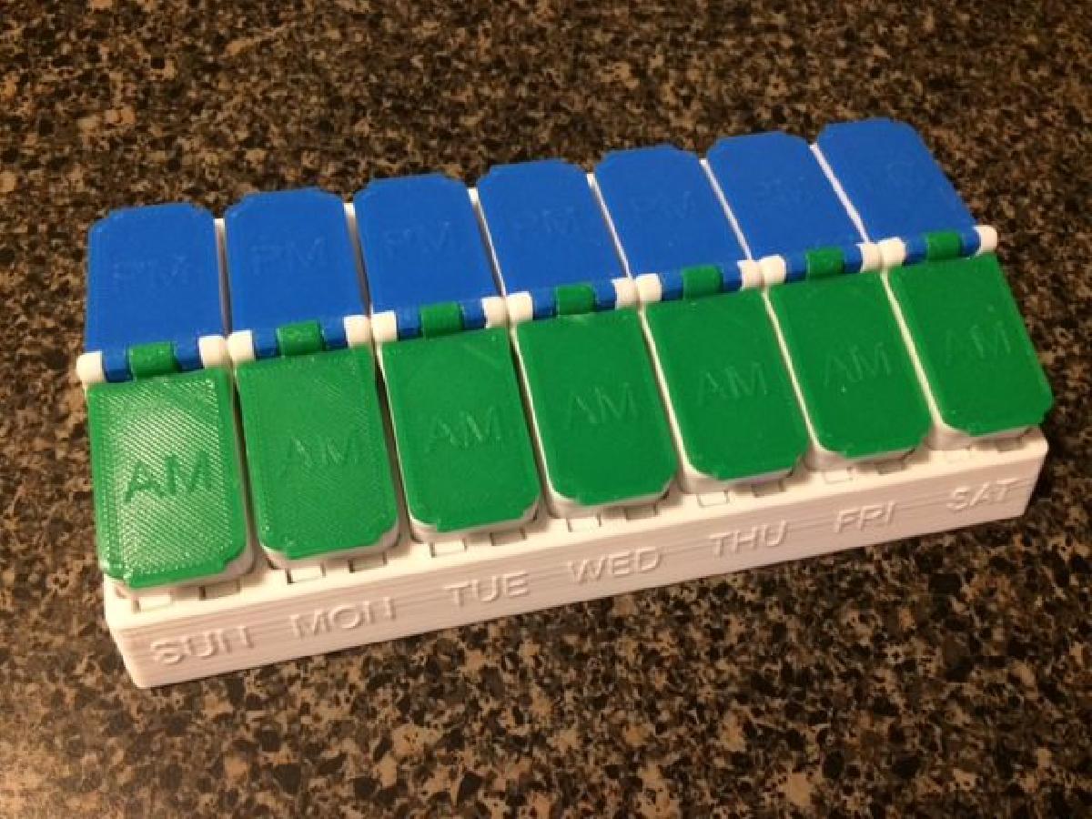 Organizador de Viagra Deluxe de 7 Dias