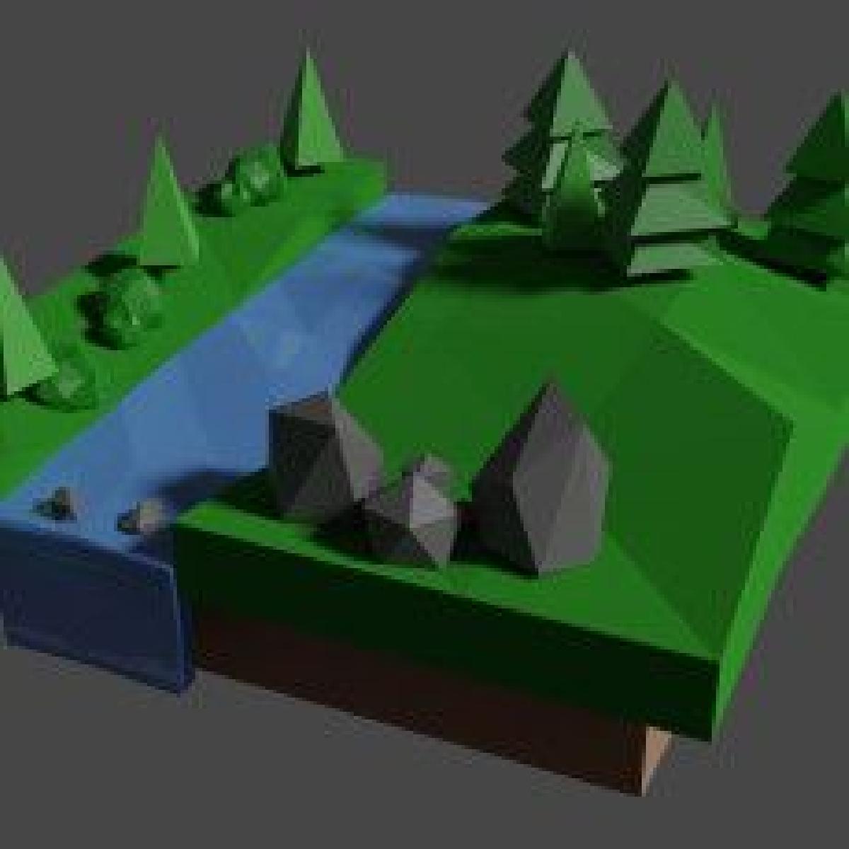 Floresta Low Poly