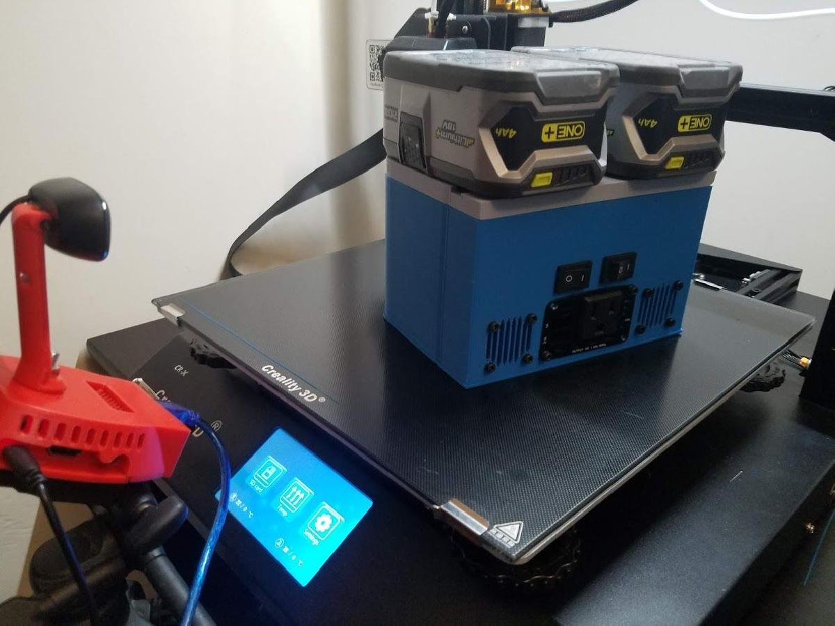 Inversor DC para AC de Bateria Dupla Ryobi