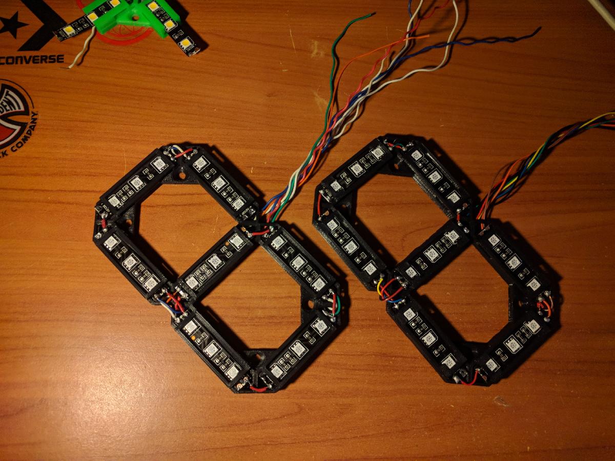 Kit pequeno de 7 segmentos