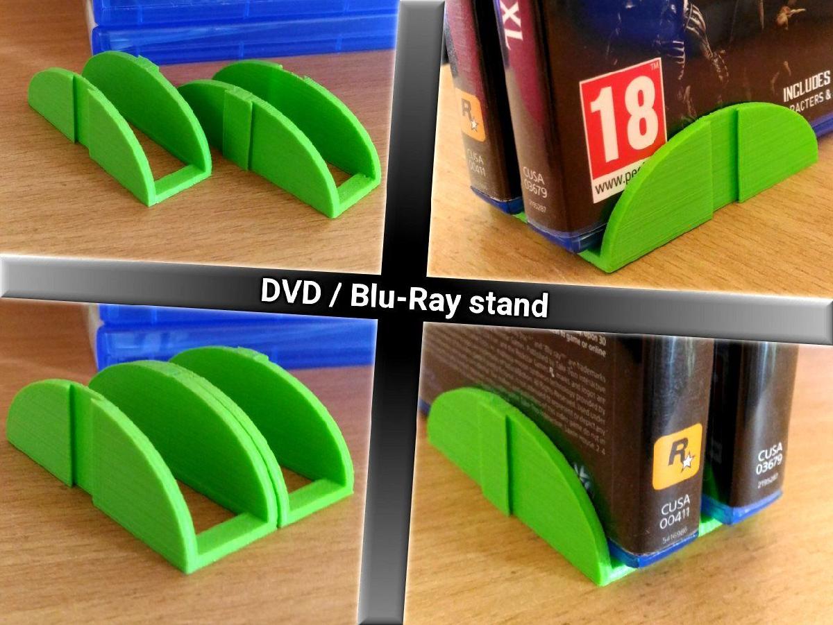 Suporte empilhavel para DVD / Blu Ray