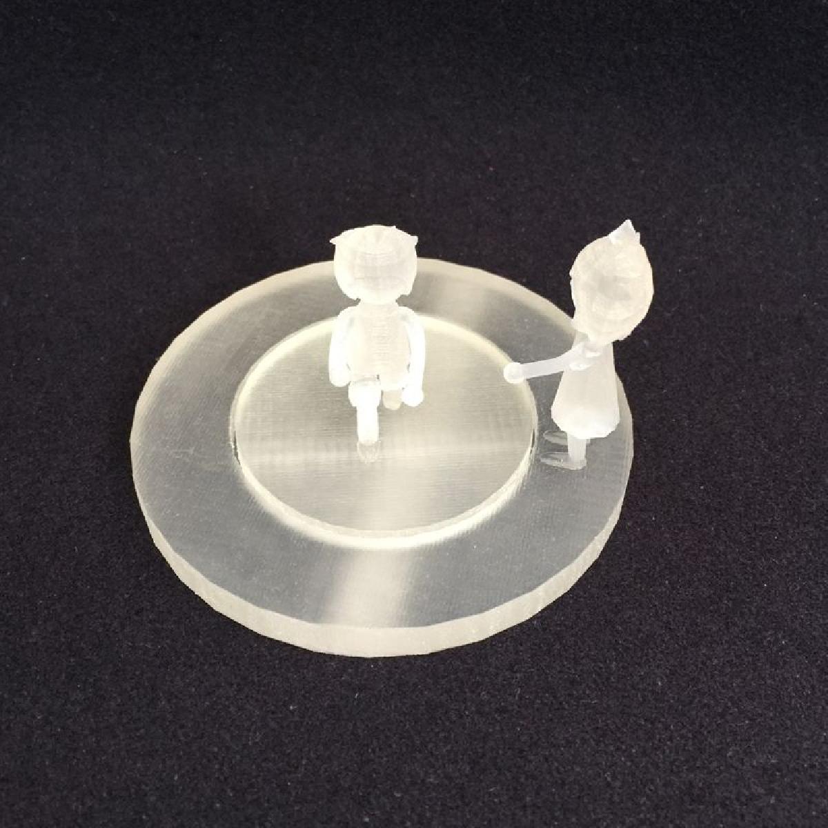 Impressao 3D de um caractere chines  HAO(好)