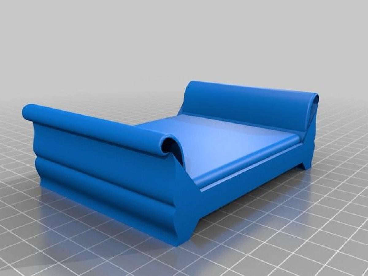 Cama de treno, tamanho king, acolchoamento de couro