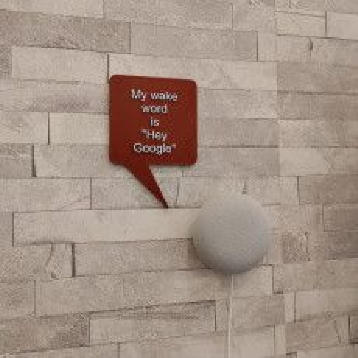 lembrete da palavra de ativacao do Google Home