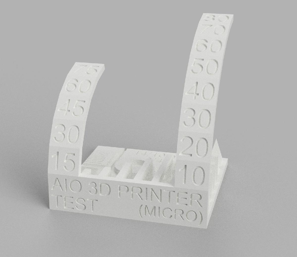 *MICRO* Teste de impressora 3D All In One