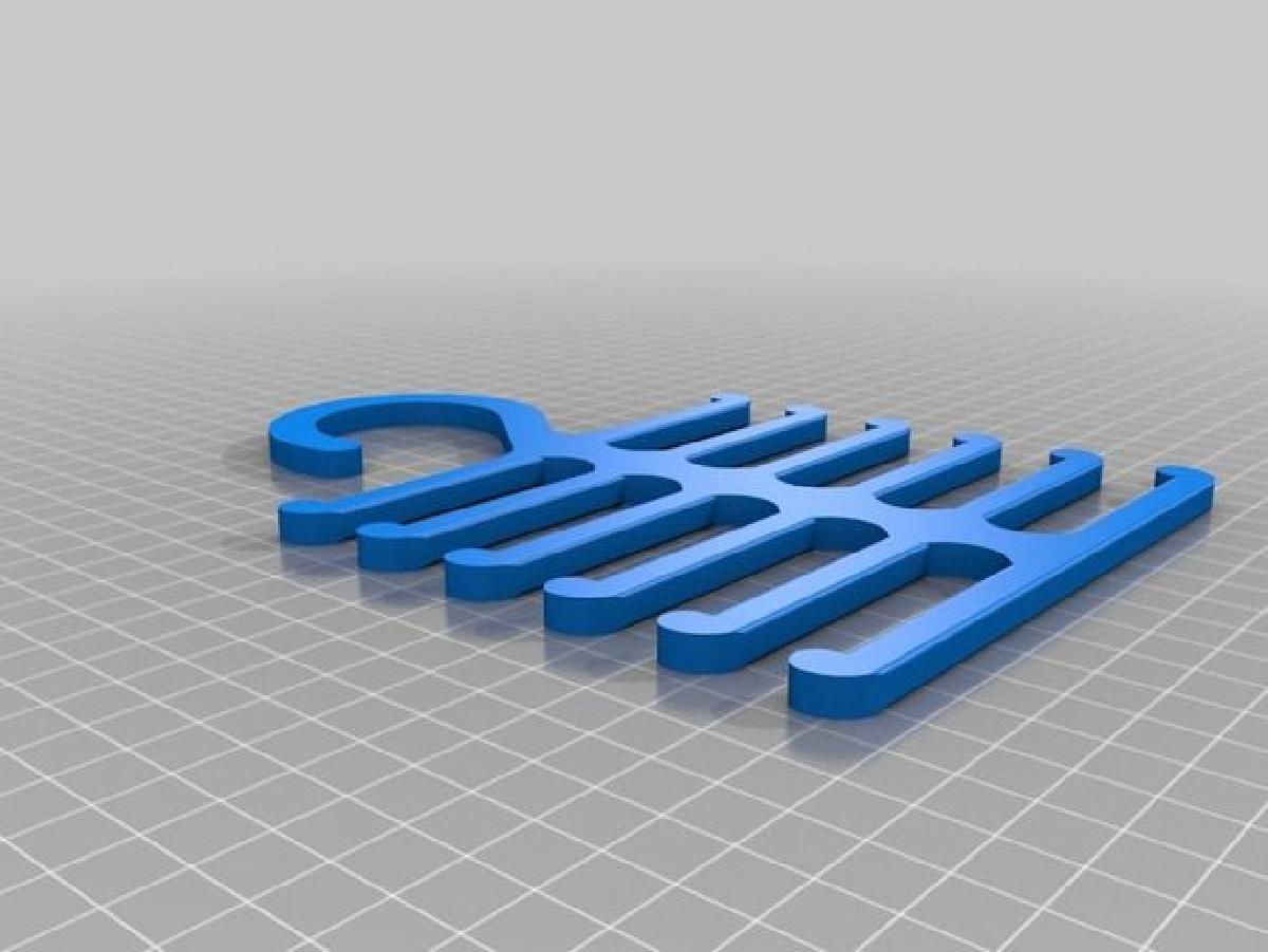 Suporte de Gravata Arredondado