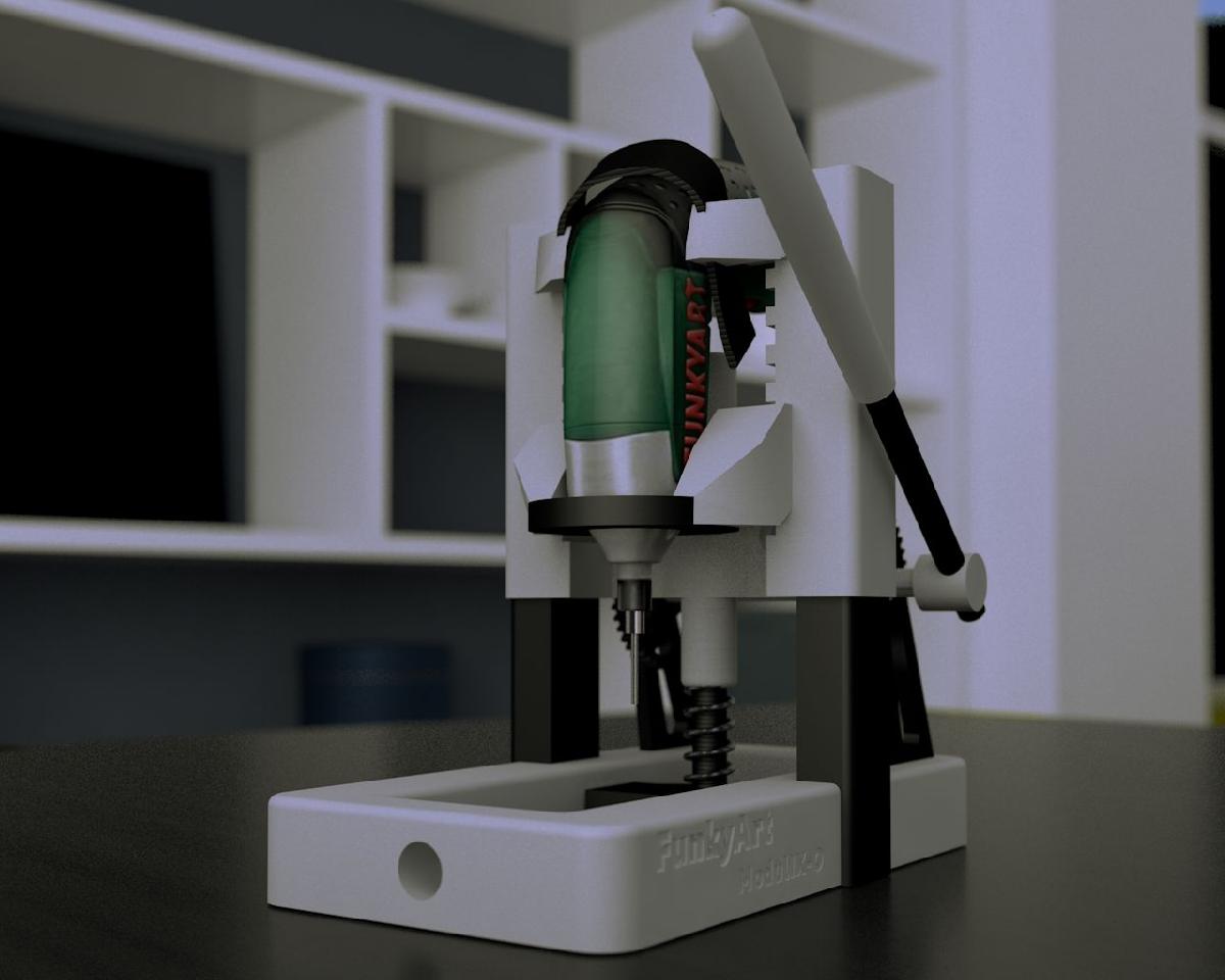 ModulIX O   Micro Furadeira Universal   Bosch IXO, Dremel, Makita,. (Mini Standbohrer)