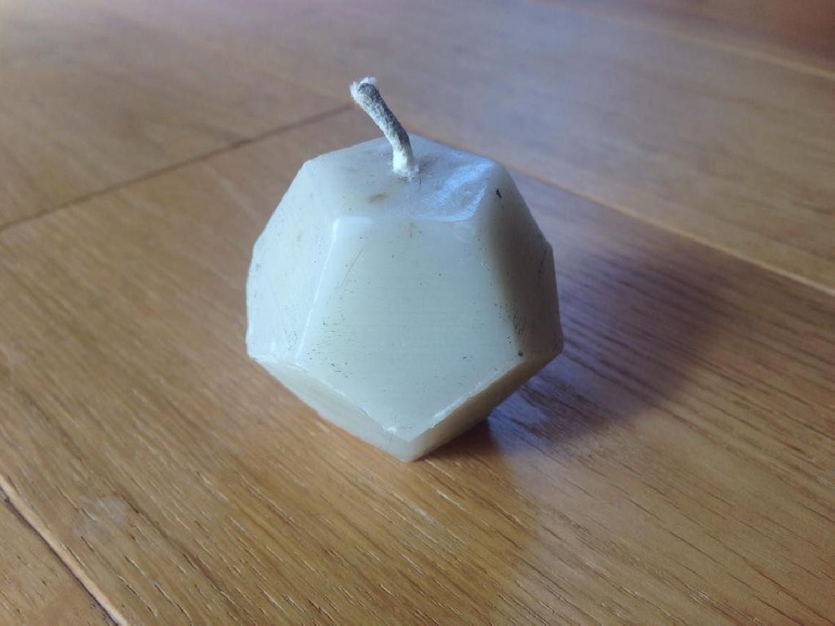 Molde da vela de Dodecahderon