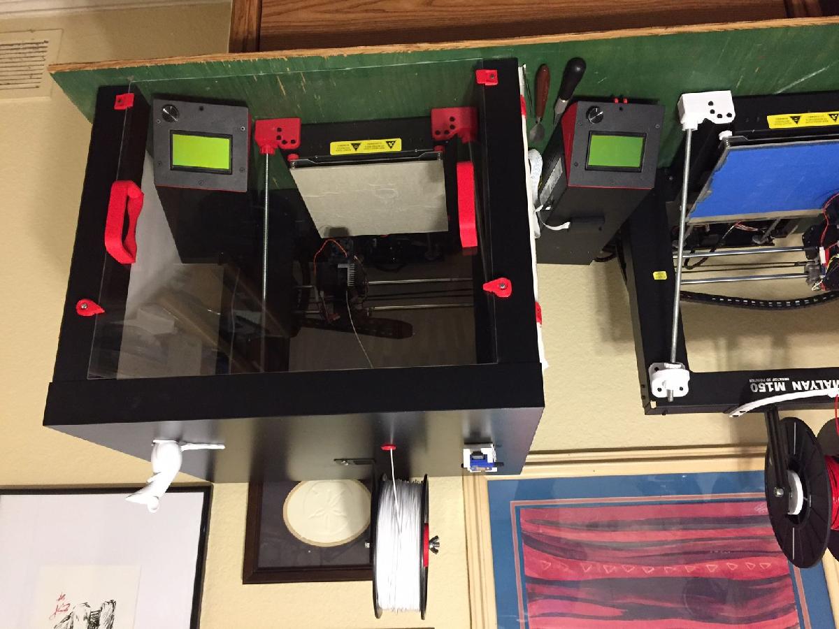Enclosure baseado em Lack da Ikea para Malyan M150