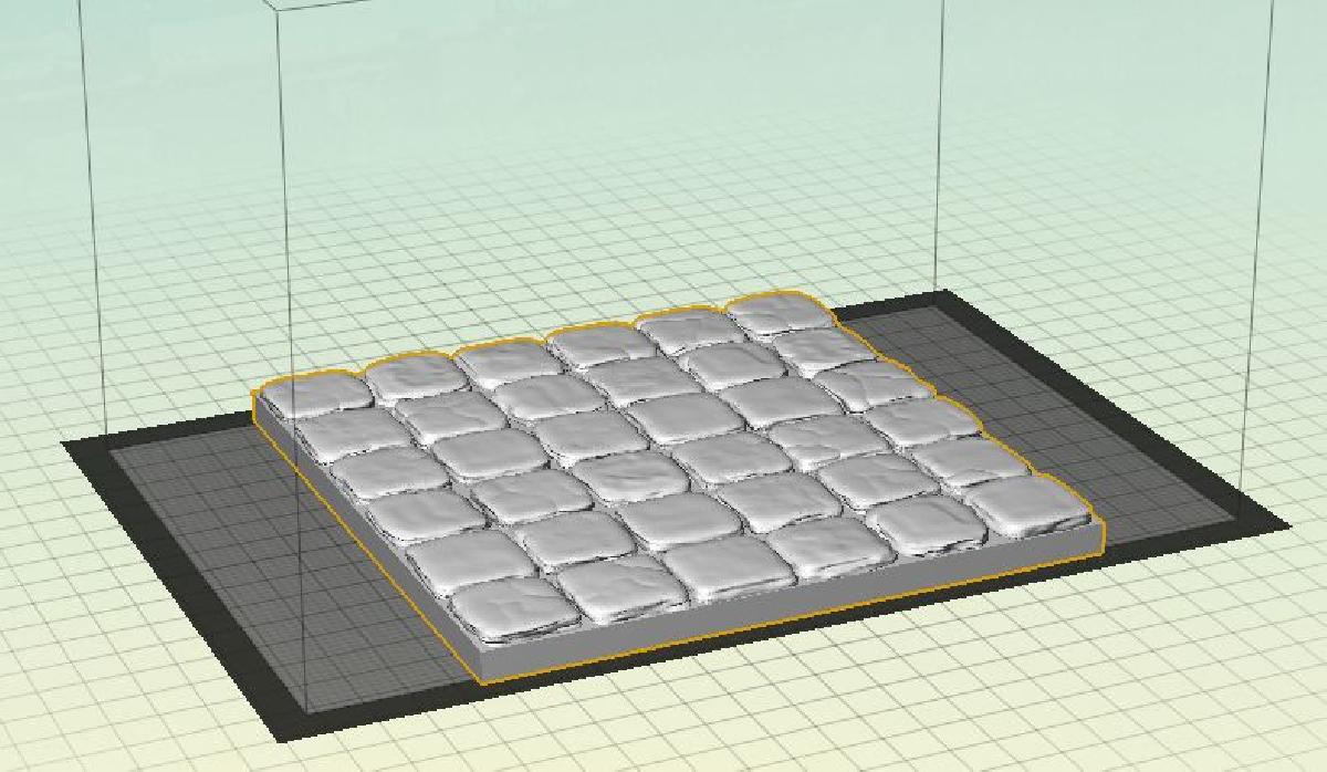 Azulejo de Pedra de Masmorra 6x6 OpenForge (Remix)