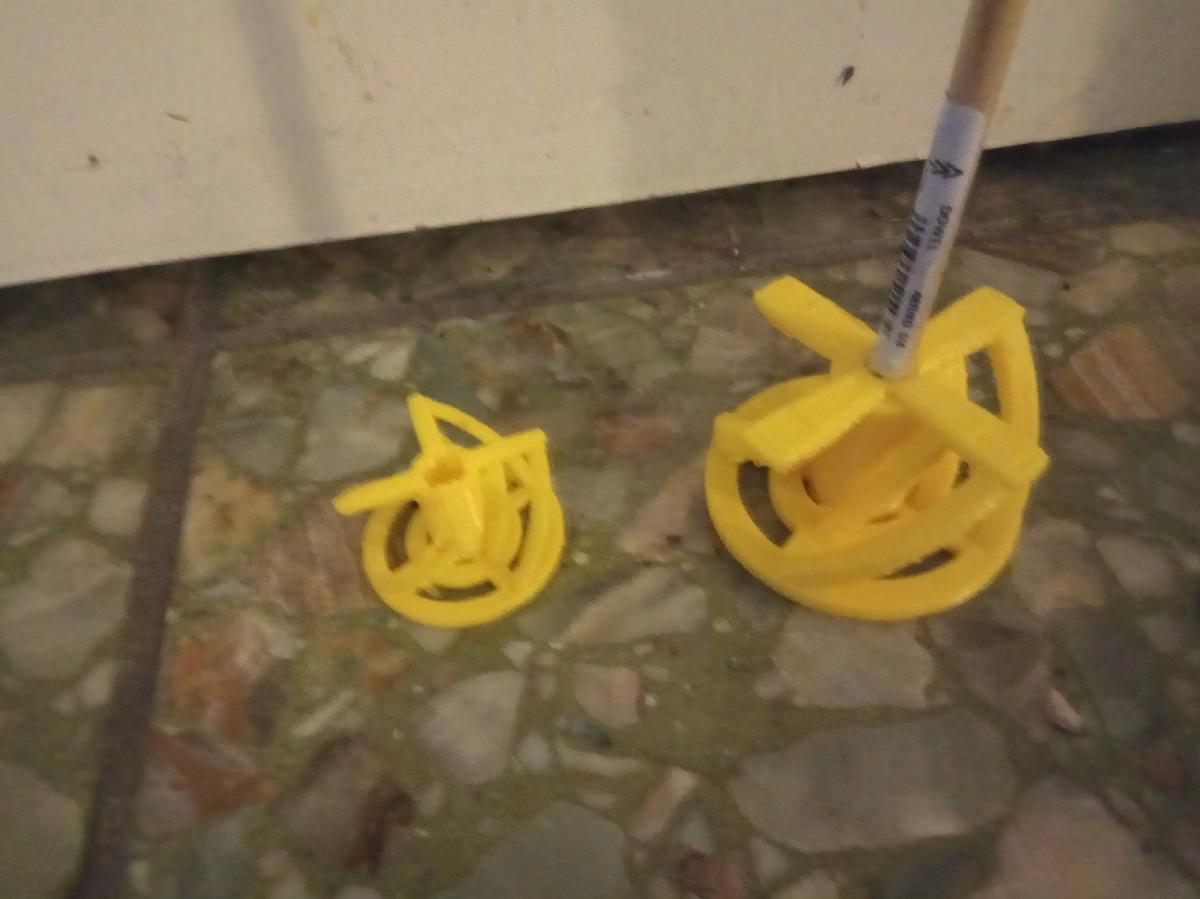 Misturador de tinta sem suportes