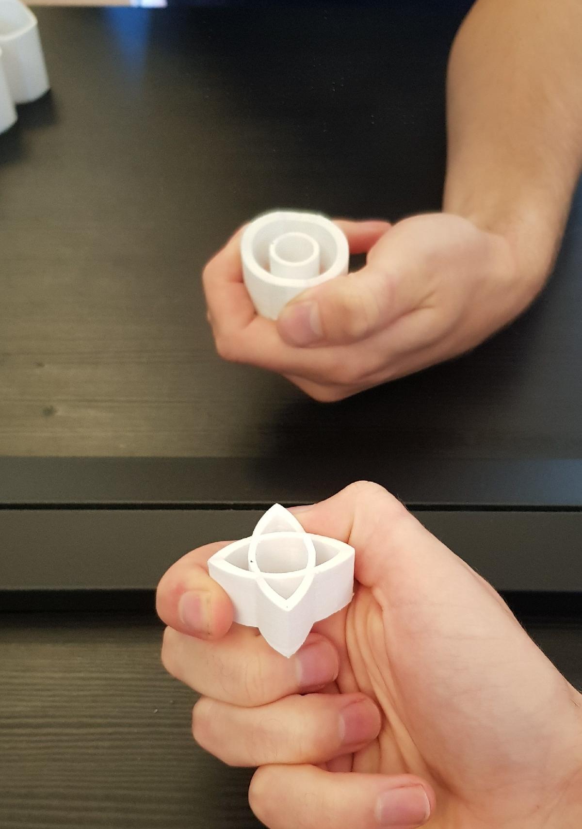 Forma de diamante ou circulos aninhados? Ilusao de otica